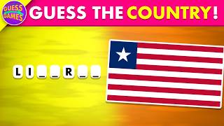 Guess the Country From Its Flag 🌍🤯 Drop Your Answers Below amp Test Your Skills 💬 quiz flag [upl. by Aziza565]