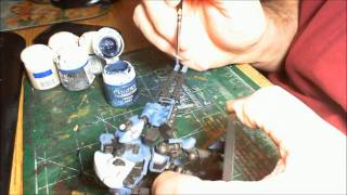 vlog 226  Speed painting Tau XV9 quotHazardquot part 1 [upl. by Rhea]