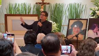 Ina Raymundo Annabelle Rama Aga Muhlach emotional at the wake of Manay Ethel Ramos [upl. by Datnow412]