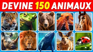 Devine 150 ANIMAUX en 3 secondes  Facile Moyen Difficile Impossible [upl. by Jessie]