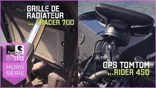 Grille radiateur Yamaha Tracer 700 amp Tomtom Rider 450 [upl. by Antoinette992]