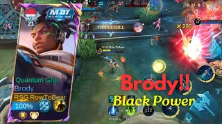 Brody Marksman dengan Damage Mematikan🔥 Mobilelegends [upl. by Rosmarin285]