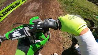 Kawasaki KX450 Testing at Washougal MX Park [upl. by Yelich]