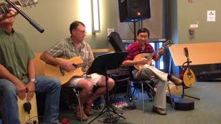 SEVEN RINGS Irish Band performance 9242017 at KIRKWOOD LIBRARY  Wilmington DELAWAREUSA [upl. by Mathia84]