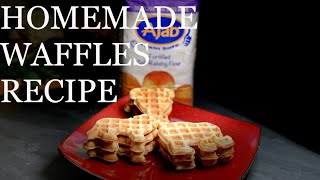 Easiest Waffles Recipe to Follow [upl. by Gone]