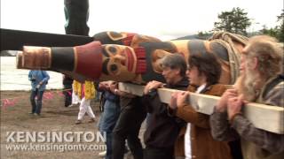 David Suzuki participates in Totem Pole Raising Ceremony in Haida Gwaii The Sacred Balance excerpt [upl. by Kappel]