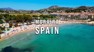 4K Moraira 🇪🇸 Spain  Walking Tour  Costa Blanca [upl. by Annahsohs593]