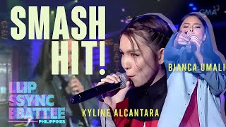 Bianca Umali and Kyline Alcantara VIBIN to Ex Battalion  Lip Sync Battle Philippines [upl. by Etnoj683]