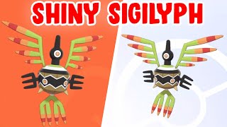 Shiny Sigilyph 561 in Pokémon Sword and Shield [upl. by Nikolia]