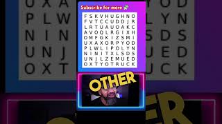 🧩🧠Challenging Word Search Puzzle Can You Solve It [upl. by Yahska]