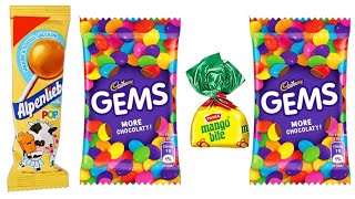 Alpenliebe lollipop vs Gems vs Mango bite vs Gems [upl. by Milah]