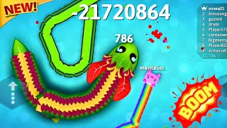 WOW AMAZING 🤩 snake io game tok SNAKEIO ANIMATION snakes gaming slither io GAMEPLAY [upl. by Simetra]