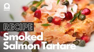 How to make Smoked Salmon Tartare  Super delicious and easy recipe [upl. by Letnohc]