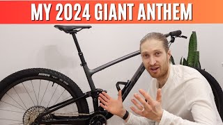 My 2024 Giant Anthem Advanced 29 1  Bike Check [upl. by Annaear565]