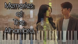 Memories Of The Alhambra Piano Tutorial [upl. by Colvert589]