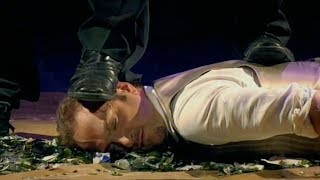 Derren Brown Lays In Broken Glass And Gets Stepped On [upl. by Novyar884]