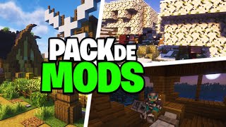 PACK de MODS ESENCIALES para MINECRAFT 121  ¡MODPACK SIN LAG [upl. by Nojid]