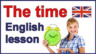 How to tell the time in English  English lesson [upl. by Anawahs330]