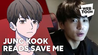 Jung Kook Reacts to THE MOST BEAUTIFUL MOMENT IN LIFE Pt0 SAVE ME  WEBTOON [upl. by Ruben]