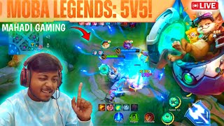 Playing First Time Moba Legends 5v5 Gameplay 1  LIVE 🔥 mobalegends5v5india ff mahadigaming [upl. by Heidi]