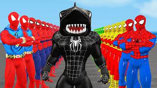 Siêu nhân nhện🔴Spider Man Birthday Attacked by Bad Guy Joker vs Dinosaur T rex vs Team spider man 2 [upl. by Alaaj]