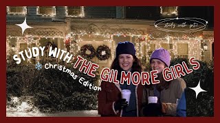 ୨ৎ christmas study in stars hollow ║ with rory gilmore  aesthetic lofi music  pomodoro timer🎄 [upl. by Sorcha]