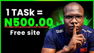 Get paid ₦500 naira per task with no capital  best earning sites  How To Make Money Online 2024 [upl. by Ayhay608]