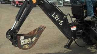 Backhoe Attachment J1NMA Model LW6 [upl. by Solange]