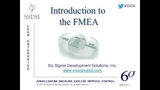 Introduction to the FMEA Webinar PreRecorded [upl. by Nerty]