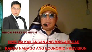 PAG ASA NG OFW AT PINOY ANG SINUSULONG NA CHACHA ECONOMIC PROVISIONS SA SENADO AT KONGRESO [upl. by Tavia]