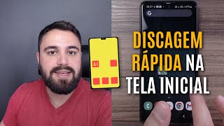 COMO COLOCAR UMA DISCAGEM RÁPIDA NA TELA INICIAL DO CELULAR [upl. by Amian]