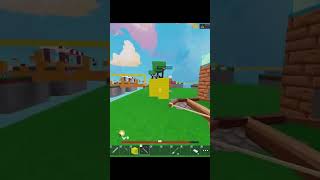 Bowed in Roblox Bedwars roblox bedwars shorts viral robloxbedwarsclips [upl. by Yuji116]