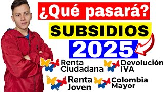 ¿Qué pasará con los subsidios en Colombia en 2025 Descubre las razones [upl. by Constantin]