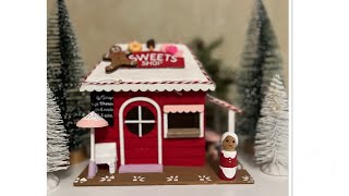 Diy Mrs Claus Sweet Shop l Diy Crafts [upl. by Rozanne995]