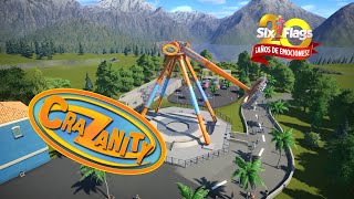 Planet Coaster Crazanity  Six Flags México OnRideOffRide [upl. by Rochelle]