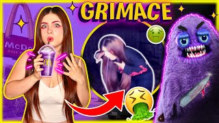 🚫 NUNCA pruebes un GRIMACE SHAKE a las 3 AM 😱☠️ Terminé Vomitando 🤮 [upl. by Bohannon491]