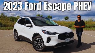 2023 Ford Escape PHEV Review  Escaping gas stations [upl. by Anifares]