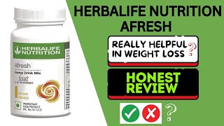 AFRESH ENERGY DRINK  HERBALIFE NUTRITION  REVIEW  NONSPONSORED  WEIGHT LOSS DRINK [upl. by Nehr290]