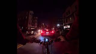 eBiking Haverhill MA  night ride on the Specialized [upl. by Anoynek]