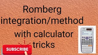 Romberg integrationRomberg method [upl. by Yelrihs490]