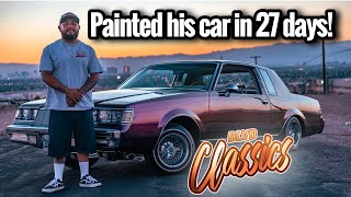 Blvd Classics Lowrider With CRAZY PAINT JOB Glenn’s 1983 Buick Regal • Tiempo CC Lowrider Blvd [upl. by Bandler130]