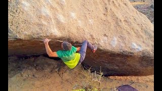 Bishop Bouldering The Sharma Traverse V10 [upl. by Bergren382]