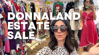 SHOP DONNALAND ESTATE SALE WITH ME [upl. by Norvin]