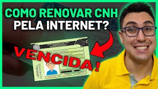 COMO RENOVAR CNH PELA INTERNET RENOVAÇÃO ONLINE  PASSO A PASSO [upl. by Lunseth]