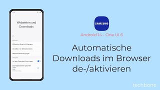 Automatische Downloads im Browser deaktivieren oder aktivieren Samsung Internet [upl. by Stevenson]