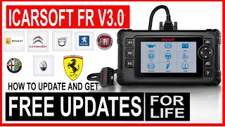 How To Update iCarsoft FR V30 for FREE amp Get FREE LIFETIME UPDATES [upl. by Lopez]