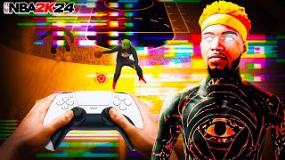 1 GLITCHY STEEZO DRIBBLE TUTORIAL ON NBA 2K24 HANDCAM BEST COMBOS TO GET OPEN  DRIBBLE MOVES [upl. by Rahr]