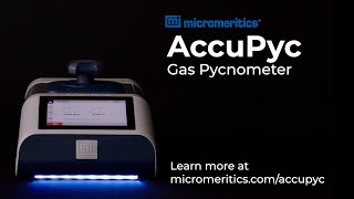 Micromeritics AccuPyc The Easiest Fastest and Most Accurate Pycnometer Ever [upl. by Peednas247]