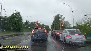 Driving In Germany During Rainy Season 🇩🇪 🇰🇪 [upl. by Anrapa]