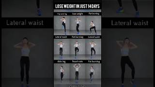 Lose Weight in Just 14 Daysshortsfitnessgoal home [upl. by Nahraf]